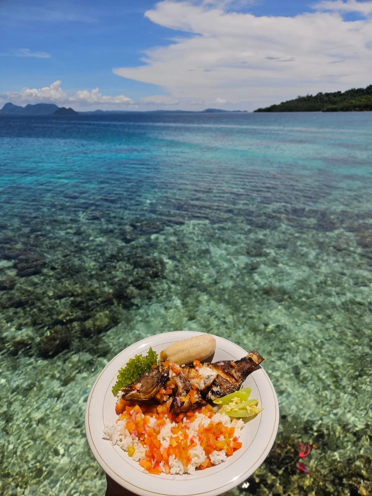 Local food with view